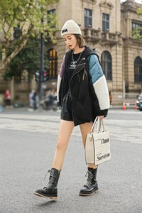 时尚不挑人羽绒服，包容性很强图片