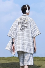 小香风套装设计短衬DCS9019P45短裤DK8797P40套装DT9029P85，男装休闲套装，星座227-7
