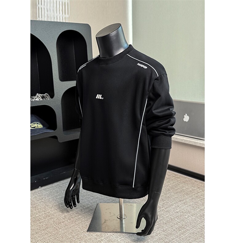 美式重磅圆领卫衣男2026新款t恤男士宽松潮牌25XW99612特批30,男装T恤,电商A042