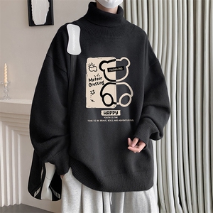 控68高领毛衣男士大码内搭毛线衣男 GM45352-P45加绒款-P65图片