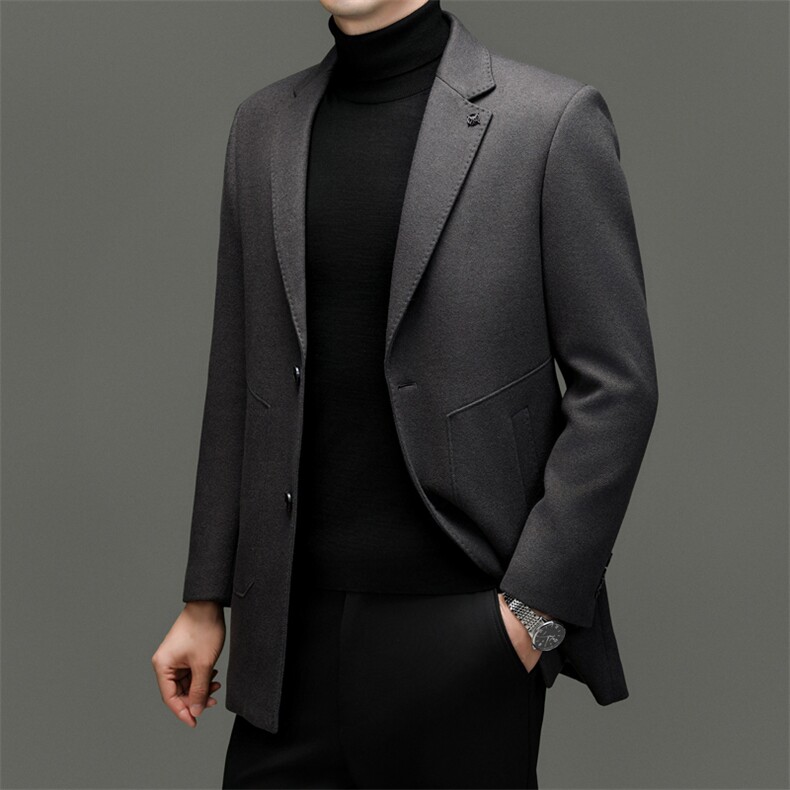 M85315-80钱塘2020-3时尚新款冬季休闲百搭中年男士夹克外套P320图片