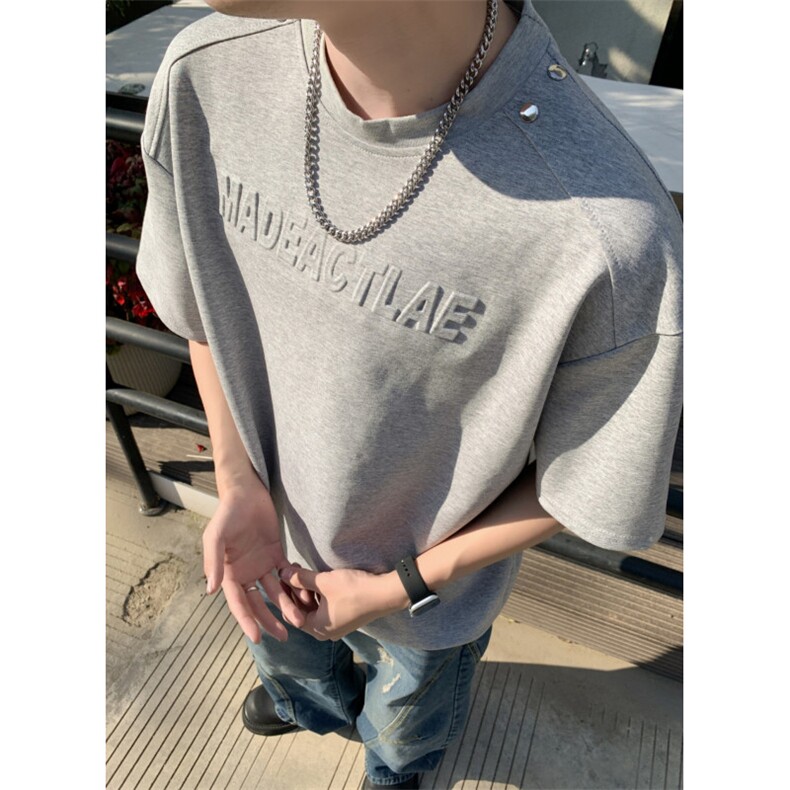 短袖T恤男夏季宽松韩版百搭休闲半袖体恤衣服 TW227图片