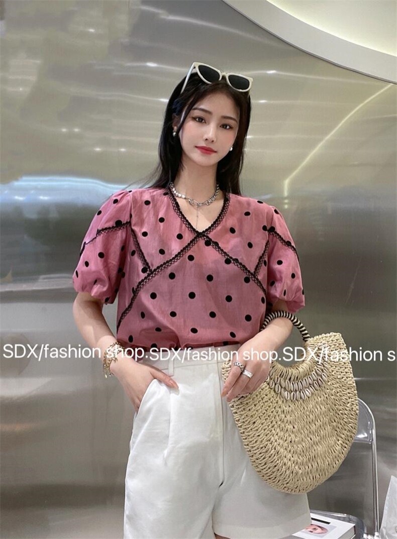 【现货】波点上衣，其它，色调轩