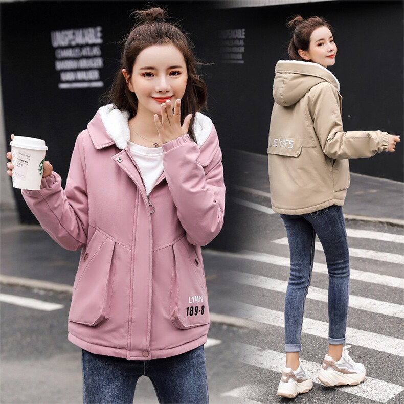 舒适时尚潮流连帽棉衣/棉服2020年冬季气质优雅长袖，女装棉衣/棉服，涵亦佰惠