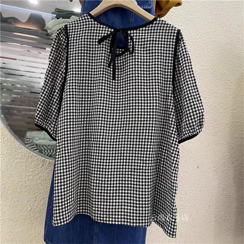 韩版格子上衣，其它，依多坊