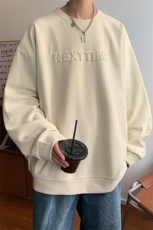 早秋~2024秋冬新款男士圆领卫衣百搭钢印长袖T恤WYJP03特P38控58，男装T恤，电商B220