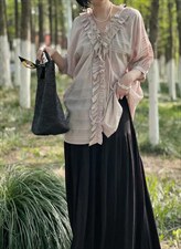 夏季新款衬衫，女装衬衫，阅上