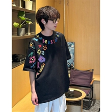 新款潮流原宿流行简约美式潮牌创意字母涂鸦短袖T恤TA143，男装T恤，星座1116A（原606A-3）