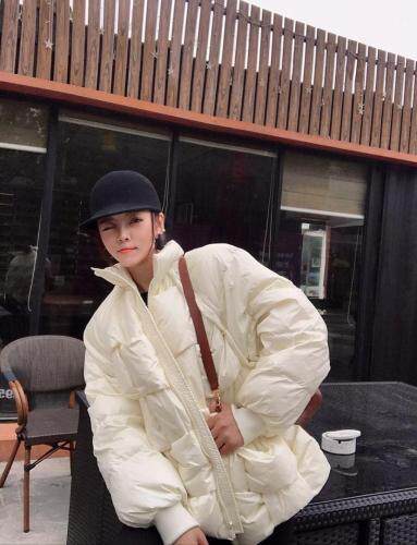 设计师款编织羽绒服袖子可脱卸可当马甲两穿SML，女装羽绒服，尚映