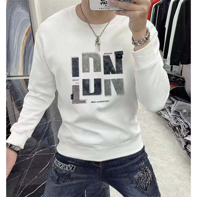 卫衣男女圆领宽松情侣款韩版重磅潮流上衣WY258-P35，男装卫衣，星座208-5