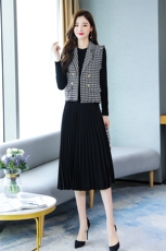 套装/套裙时尚潮流舒适气质2021年秋季长袖个性优雅，女装套装/套裙，魅影