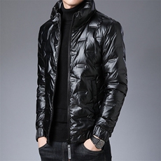 XS91072冬季男士羽绒服外套男装常规立领修身白鸭绒潮流帅气P195，男装羽绒服，电商B360