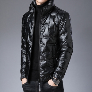 XS91072冬季男士羽绒服外套男装常规立领修身白鸭绒潮流帅气P195图片