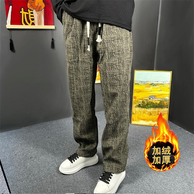 扎染裤子欧美春秋冬青少年阔腿休闲裤宽松慵懒风直筒裤K608,男装休闲裤,星座1116A（原606A-3）