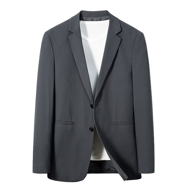 CA23002钱塘2020-2春秋新款商务休闲简约中年男士西服外套P160,男装西服,钱塘207-2