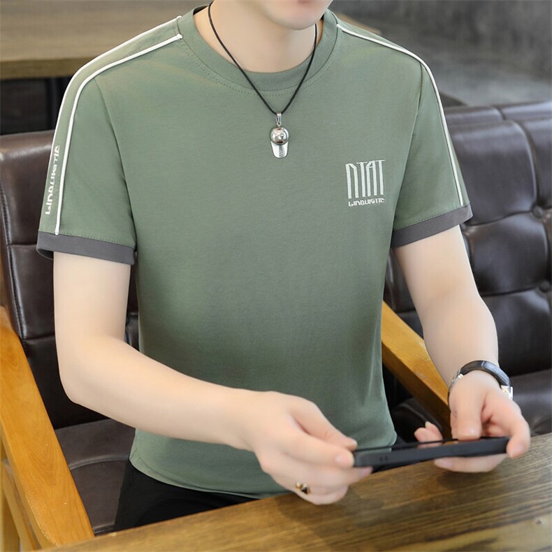 夏季短袖男刺绣翻领POLO衫T恤时尚休闲半袖上衣LD3318-P30,男装Polo衫,星座310B-3