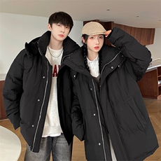 羽绒服男冬季新款港风宽松连帽加厚外套上衣YR922-P155，男装羽绒服，星座214-3