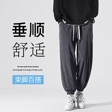 显高抗皱舒适加绒加厚舒适灯芯绒裤1002常规特批35加绒特批43，男装休闲裤，星座718-1