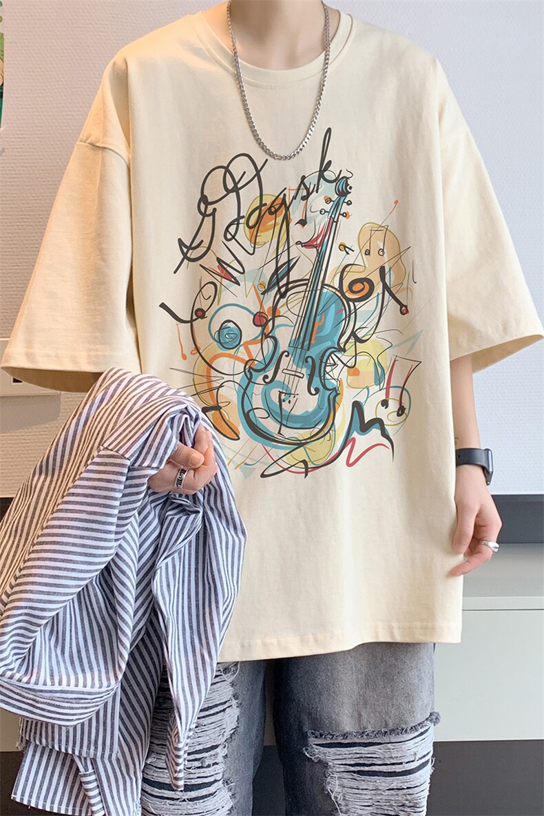 已注册/夏季新款内景个性嘻哈短袖T恤男潮宽松打底衫DT00589/P25,男装T恤,电商B316