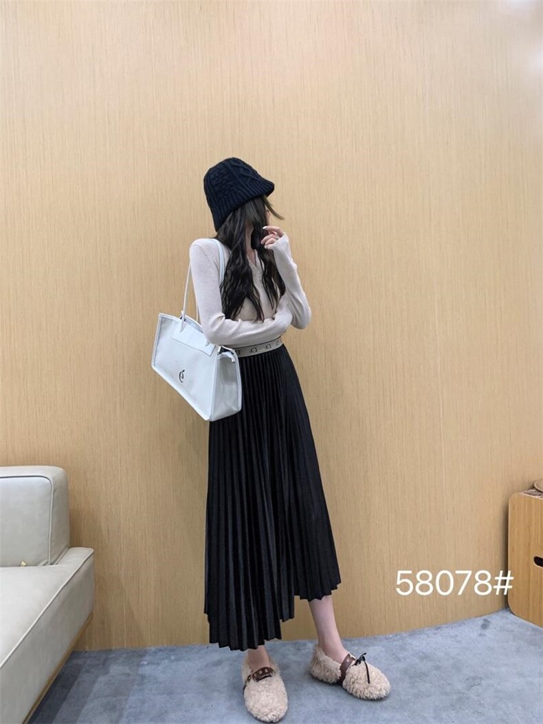 丝绒百褶裙，其它，千百莲