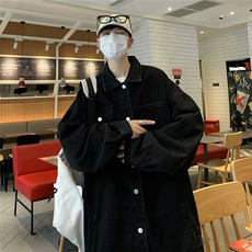 纯色翻领ins新款男长袖春秋外穿时尚青春流行夹克标准J1173-P55，男装夹克，星座1109-3