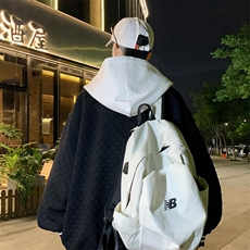 春季新款假两件连帽棒球服男休闲宽松bf风百搭外套JK0272-P95，男装夹克，星座308B-1