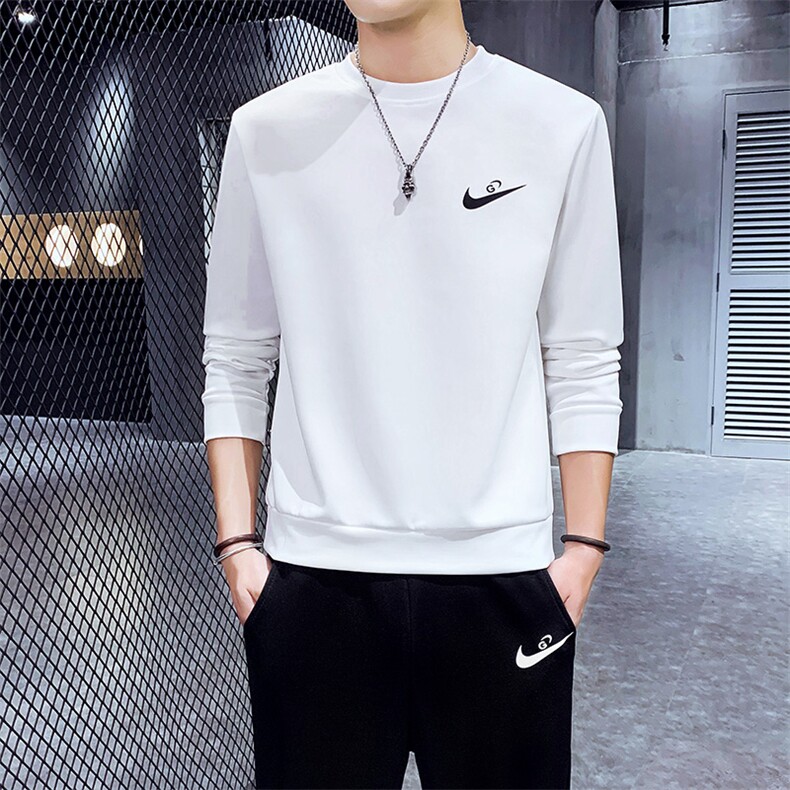 卫衣男潮2021新款韩版休闲运动套装衣服男秋季潮流两件套S807-P35图片