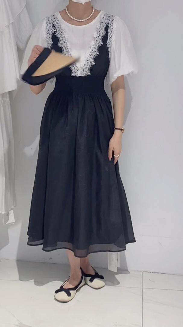 小衫?背心裙两件套，女装背心吊带，驿谷