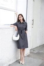 超立体修身连衣裙，女装连衣裙，艾妮莉