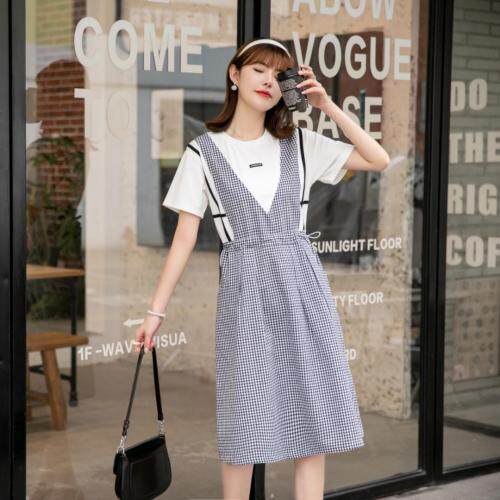 假两件连衣裙，女装连衣裙，艾依佳人