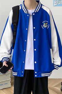 春装新品港风青少年2023开衫夹克印花棒球服休闲外套男士 968-P60图片