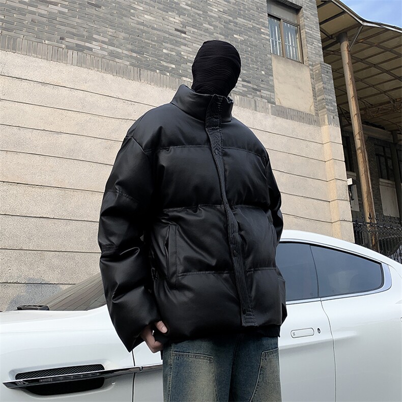 立领棉衣棉服男宽松纯色棉袄加厚M0225-P98,男装棉衣,星座308B-1