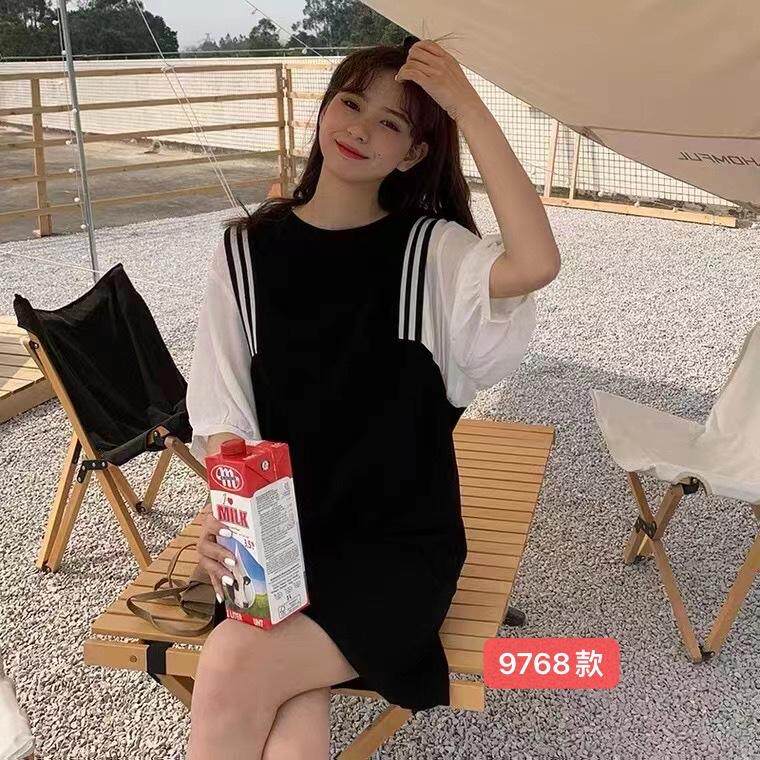 织带撞色裙，其它，一杭