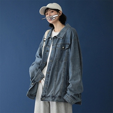 JK920-p65-限价98现货毛毯平铺港风大码牛仔ins外套cityboy，女装短外套，星座116