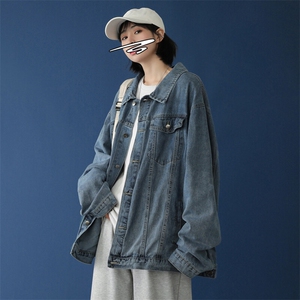 JK920-p65-限价98 现货毛毯平铺港风大码牛仔ins外套cityboy图片