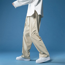 1春季港风休闲裤男大码M-5XL宽松男士阔腿裤休闲长裤K7278P45控68，男装休闲裤，星座226-2