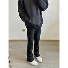 cleanfit纯黑色修身显瘦毛边顶男神裤，男装牛仔裤，星座310A-4