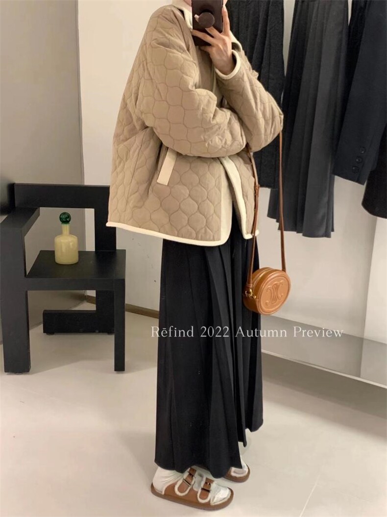 【现货】性价比极高的跑量款两穿小服?羊羔毛外套，女装棉衣/棉服，Refind