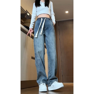 2025 GK24002加绒 女模大码拼接牛仔裤M-5X GK241021-特P50图片