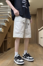 港风工装休闲裤高街五分裤宽松沙滩裤直通短裤DK209P32，男装牛仔裤，星座1204-3