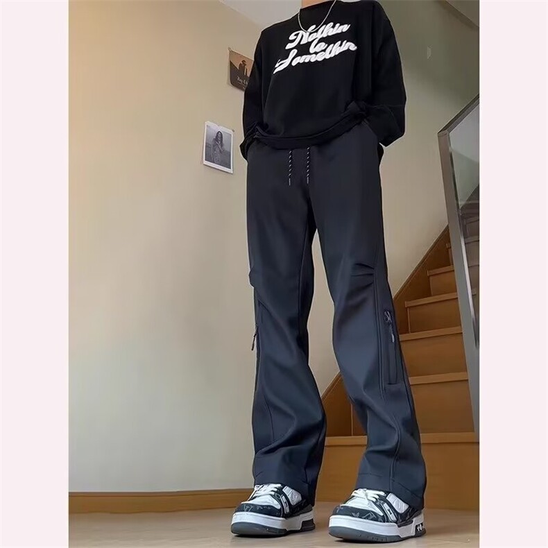 美式机能风冲锋裤男款2025秋季潮牌vibe户外运动登山休闲长裤，男装休闲裤，星座506A