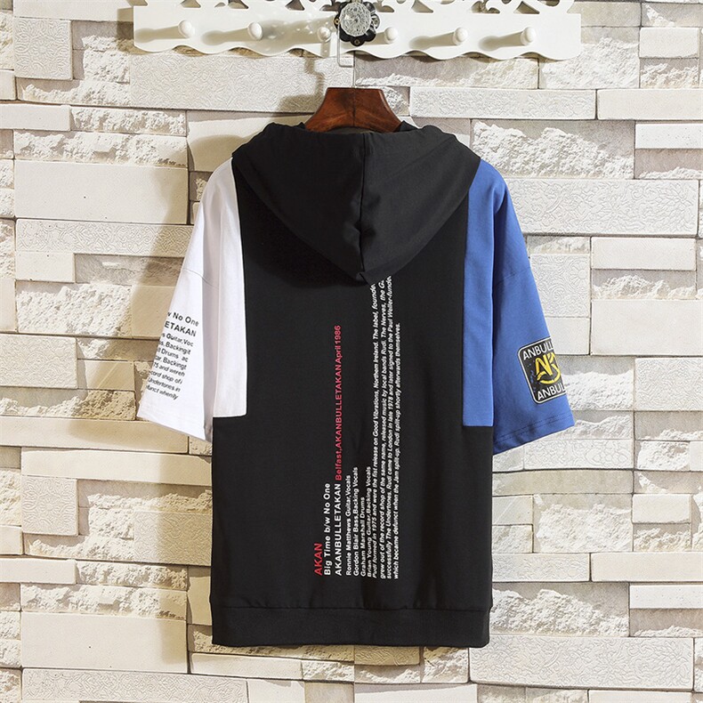 休闲运动套装男夏季短袖T恤两件套男士七分裤跑步服套装DS128T,男装T恤,电商A102