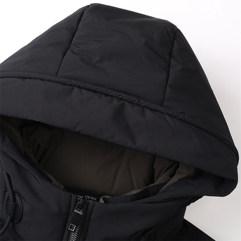 冬季新款加厚保暖羽绒服男装中年商务休闲上衣男士连帽御寒外套,男装羽绒服,电商B212（原钱塘6029）