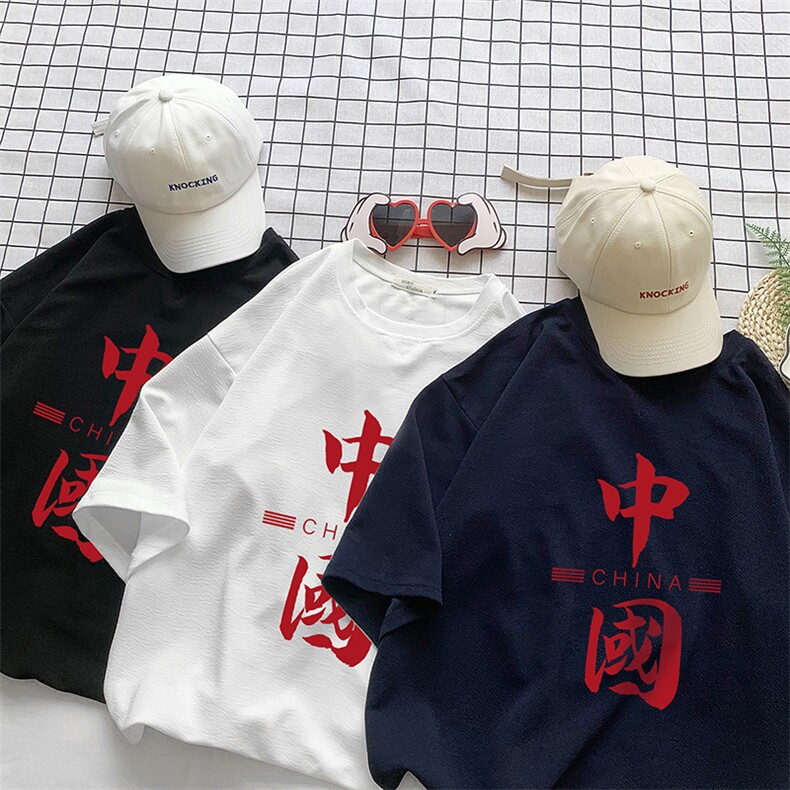 Q11198-P30春夏季七分袖t恤男大码五分袖男短袖中袖小清新,男装T恤,电商A040
