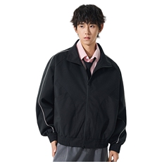 美式复古翻领夹克男款春季新款潮流宽松休闲百搭外套JS5603-P75，男装夹克，星座610（原A335）
