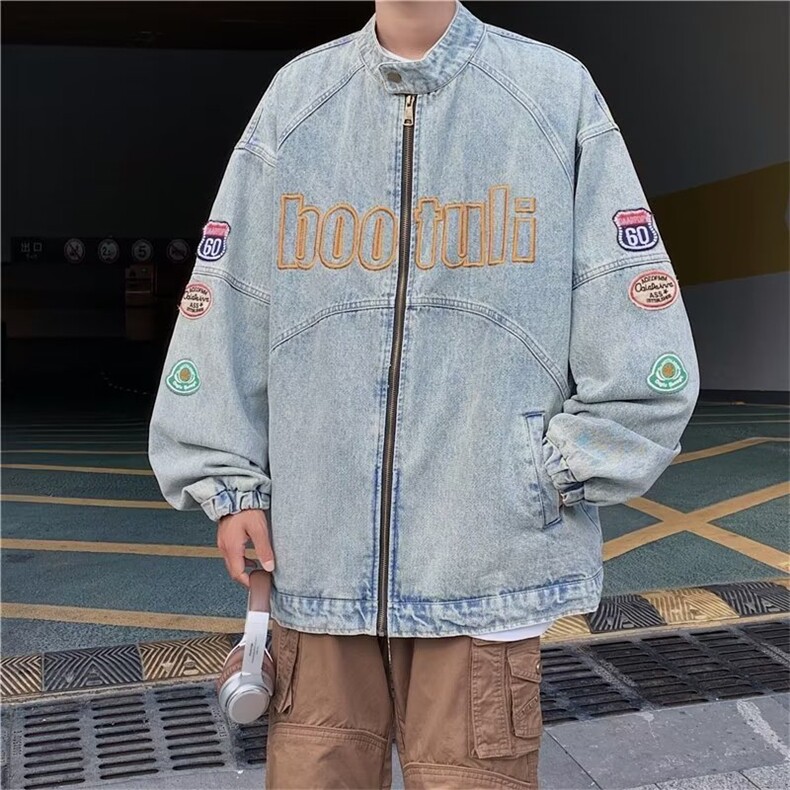 秋季青春流行男夹克文艺潮外套N1216P75,男装夹克,星座1116-2