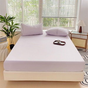 新款A类亲肤水洗棉纯色单品床笠全包席梦思保护套,床单,一起卖家纺