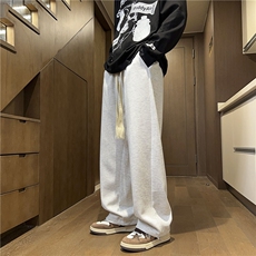 控价69简约潮流韩版纯色百搭休闲裤宽松大码长裤K80018P-40，男装休闲裤，电商A128