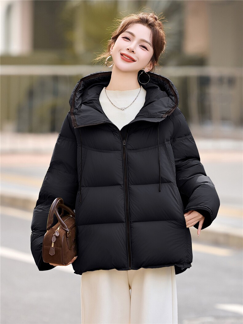 2025冬装新款简约时尚,女装羽绒服,美沁