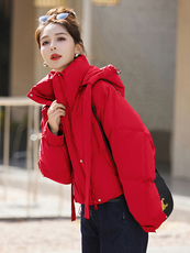 现货羽绒服女2023年冬季新款女装时尚冬季保暖外套，女装羽绒服，琦鑫阁（原依鑫阁）